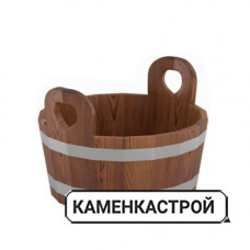 Шайка 15л лиственница мореная
