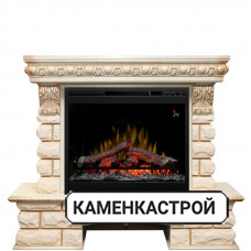 Каминокомплект Pierre Luxe Lord - Слоновая кость/Шампань с очагом Symphony 26&#039;&#039; DF2624-L
