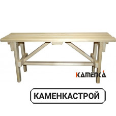 Лавка для бани осина