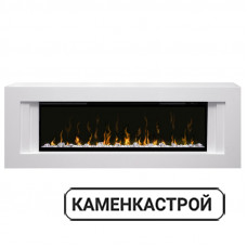Каминокомплект Line - Белый с очагом Ignite XLF50