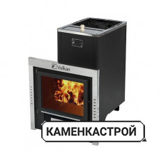 Дровяная печь Вулкан Эльбрус 20 с баком Панорама