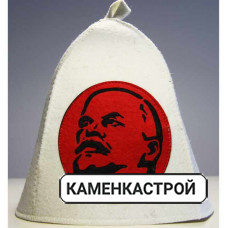 Шапка банная с аппликацией "Ленин"