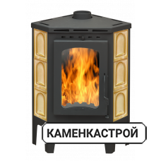 Бавария Угловая изразцовая Арка песок с металлической крышкой PKI 036