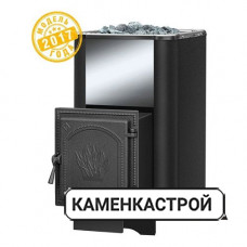 Дровяная печь Везувий Сенсация 22 Антрацит (Дверца 271)