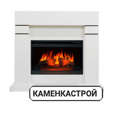 Каминокомплект Lindos - Белый (Высота 915 мм) с очагом Vision 26 EF LED FX