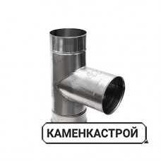 Тройник 1мм нерж, диаметр 115