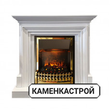 Каминокомплект Bradford - Белый с очагом Atherton