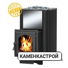 Дровяная печь Везувий Сенсация 22 Антрацит (Дверца 270)