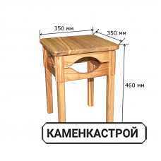 Табурет Kamenka Мажор дуб лакированный Табурет Kamenka Мажор дуб лакированный
