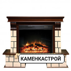 Каминокомплект Pietra Assembly - Темный дуб (Разборный) с очагом Jupiter FX New