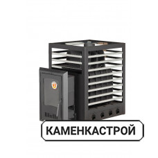 Печь банная ЭкоКамин Медведь 30 Хай-Тек Оптима открытая каменка