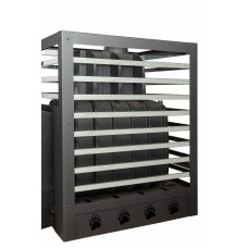 Печь банная ЭкоКамин Медведь 30 Хай-Тек Гранд открытая каменка