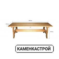Лавка Kamenka Волга дуб лакированный