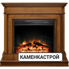 Каминокомплект Newport - Орех с очагом Jupiter FX New