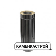 Труба сэндвич 1мм оцинковка диаметр 200х120 длина 500