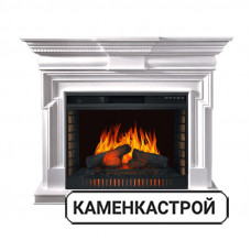 Каминокомплект Torino - Белый с очагом Vision 30 EF LED FX