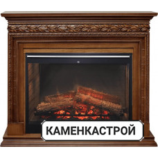 Каминокомплект Valletta - Орех (Ширина 1245 мм) с очагом Symphony 30'' DF3020-INT