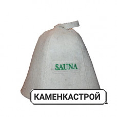 Шапка Сауна белая Аквариус