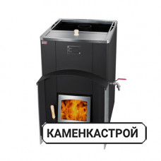 Дровяная печь Вулкан Эльбрус 26 Бак Стекло