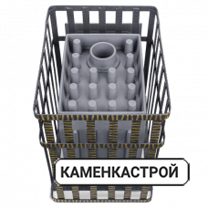 Дровяная печь Гефест Гроза 24 М в сетке