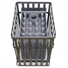 Дровяная печь Гефест Гроза 24 М в сетке