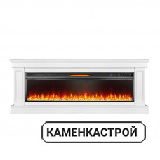 Каминокомплект Geneva 60 - Белый с очагом Vision 60 LED