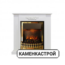 Каминокомплект Lumsden - Белый дуб с очагом Atherton