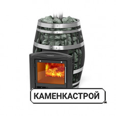 Дровяная печь ТMF Саяны 2015 XXL Витра Inox Антрацит с т/о