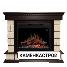 Каминокомплект Shateau Темный дуб / Шампань с очагом Symphony 26&#039;&#039; DF2624-L