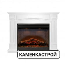 Каминокомплект Boston - Белый с очагом Symphony 26&#039;&#039; DF2608-INT