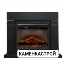 Каминокомплект Lindos - Черный (Высота 985мм) с очагом Symphony 26&#039;&#039; DF2608-INT