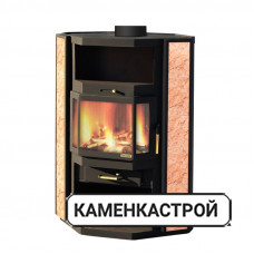 Печь-камин Мета Печора Аква с теплообменником (пристенный)