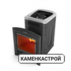 Дровяная печь ТMF Компакт 2017 Витра Inox Антрацит
