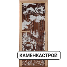 Сила Алтая Мишка в лесу Бронза прозрачная