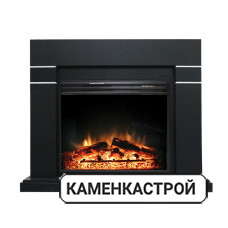 Каминокомплект Lindos - Черный (Высота 985мм) с очагом Jupiter FX New