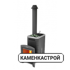 Дровяная печь ТMF Скоропарка 2017 Inox Витра Б антрацит