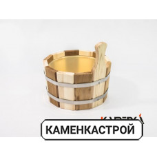 Ушат 4л ЗЕБРА с пласт. вкл. Термо ТПЛ-11