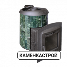Печь банная Атмосфера в ламелях из натурального камня змеевик наборный Печь банная Атмосфера в ламелях из натурального камня змеевик наборный