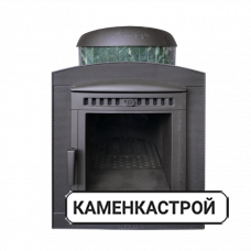 Печь банная Атмосфера в ламелях из натурального камня змеевик наборный