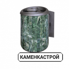 Печь банная Атмосфера в ламелях из натурального камня змеевик наборный Печь банная Атмосфера в ламелях из натурального камня змеевик наборный