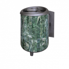 Печь банная Атмосфера в ламелях из натурального камня змеевик наборный