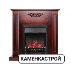 Каминокомплект Lumsden - Махагон коричневый антик с очагом Fobos FX Black