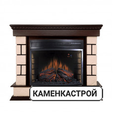 Каминокомплект Shateau - Темный дуб с очагом Dioramic 28 LED FX