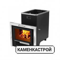 Дровяная печь Вулкан Эльбрус 26 Панорама с т/о