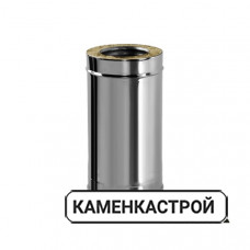 Труба двустенная стальная V50R с изоляцией L=500 диаметр 300/400, нерж 321/304