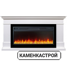 Каминокомплект California - Белый (Высота 850 мм) с очагом Vision 42 LED