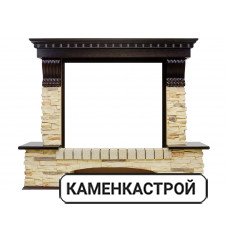 Портал Pierre Luxe угловой - Темный дуб / Сланец (Высота 1045мм)