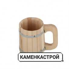Кружка бондарная липа 0,6л М-70
