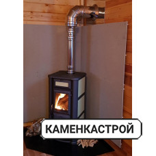 Комплект 200х115 мм для подключения печи/камина через стену с сэндвич-дымоходом 3м