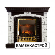 Каминокомплект Glasgow - Венге / Белый с очагом Atherton